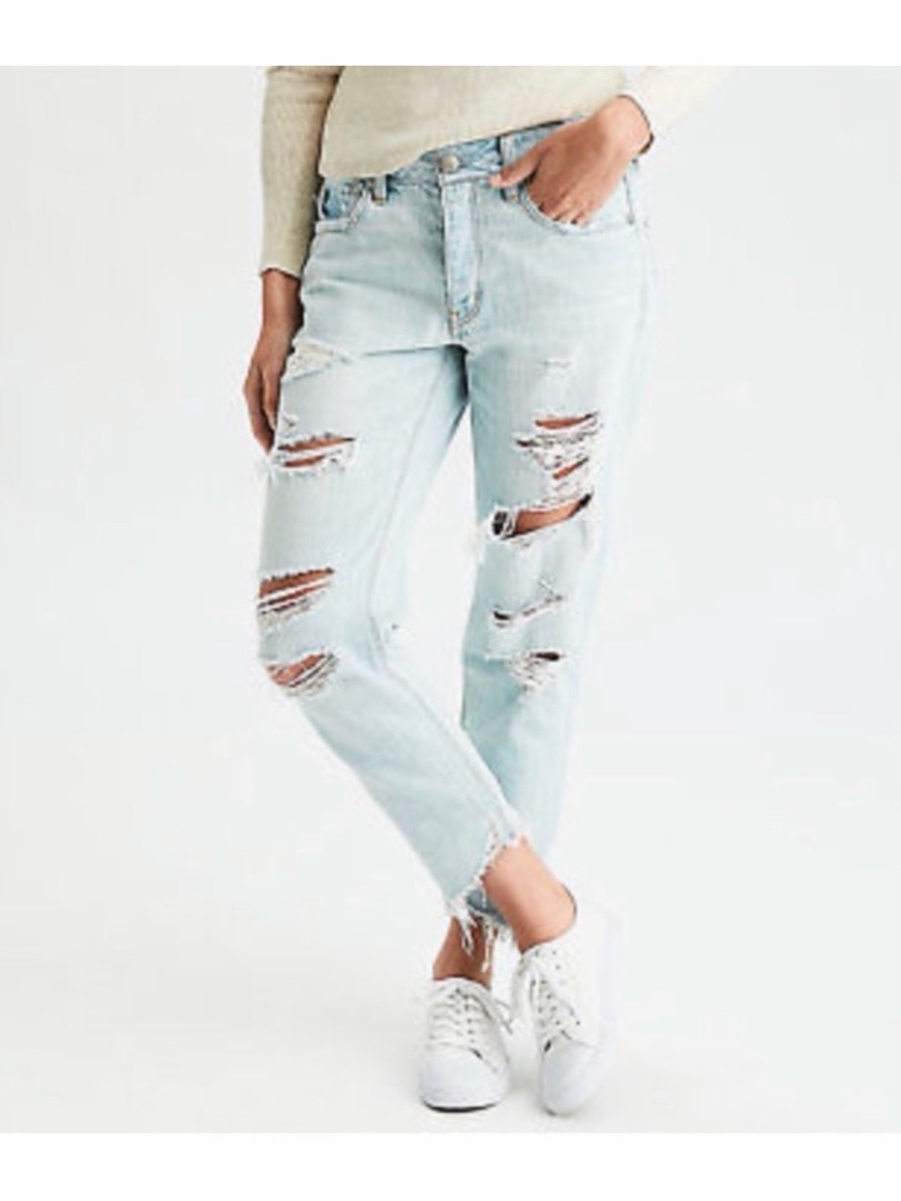 AE Tomgirl lightwash jeans